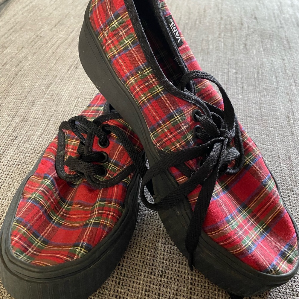 Plaid Vans